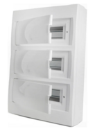 Бокс настенный STEKKER серия Standart EBX50-3/36-40 36 модулей, белый, пластик, заказать со складов по всей России