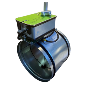 Заслонка воздушная NAVEKA ZE- 100 с приводом 3003N-230-N (3NM,с пруж. возвр., 230В) с эл.подогревом