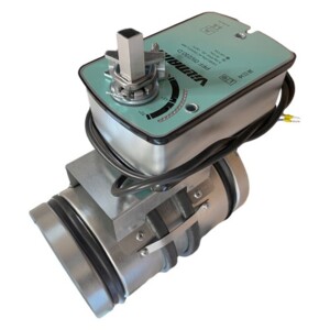 Заслонка воздушная NAVEKA ZE- 100 с приводом 3005N-230-N (5NM,с пруж. возвр., 230В) с эл.подогревом