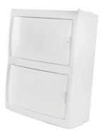 Бокс настенный STEKKER серия Standart EBX50-3/16-20 16 модулей, белый, пластик купить с доставкой по РФ