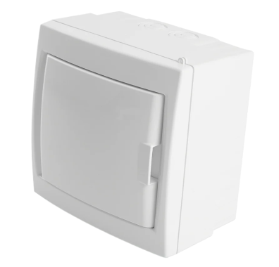 Бокс настенный STEKKER серия Standart EBX50-3/04-20 4 модуля, белый, пластик купить с доставкой по РФ