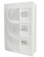 Бокс встраиваемый STEKKER серия Standart EBX50-2/36-40 36 модулей, белый, пластик, купить с доставкой по РФ