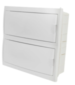 Бокс встраиваемый STEKKER серия Standart EBX50-2/24-20 24 модуля, белый, пластик купить с доставкой по РФ