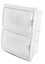Бокс встраиваемый STEKKER серия Standart EBX50-2/16-20 16 модулей, белый, пластик купить с доставкой по РФ