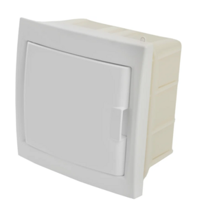 Бокс встраиваемый STEKKER серия Standart EBX50-2/04-20 4 модуля, белый, пластик