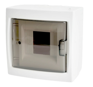 Бокс настенный STEKKER серия Standart EBX50-3/04-20 4 модуля, пластик
