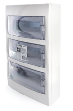 Бокс настенный STEKKER серия Standart EBX50-3/36-40 36 модулей, пластик купить с доставкой по РФ