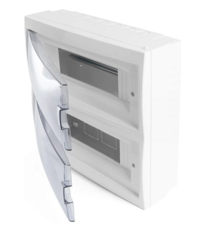 Бокс настенный STEKKERсерия Standart EBX50-3/24-20 24 модуля, пластик