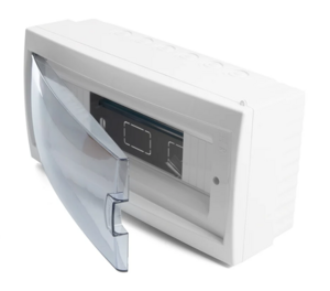 Бокс настенный STEKKER серия StandartEBX50-3/12-20 12 модулей, пластик