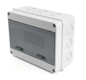 Бокс настенный STEKKER EBX50-1/08-65 8 модулей, пластик, IP65