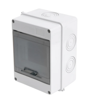 Бокс настенный STEKKER EBX50-1/05-65 5 модулей, пластик, IP65