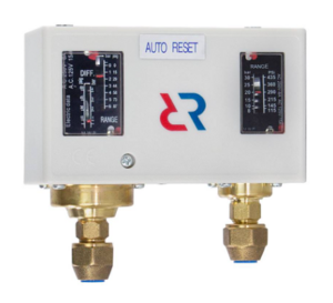 Реле давления Ридан KP 15, двойное (LP-авт. / HP-авт.) -0,5-6,0 / 8-30 бар