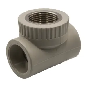 Тройник комб. вн 25х3/4''х25 EVER® plast серый