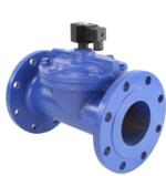 Клапан электромагнитный DN.ru VS610-EF-NC-220VAC Ду80 Ру10, соленоидный двухходовой, корпус - чугун, уплотнение - EPDM, фланцевый, нормально-закрытый, пилотный, катушка - 220В DAR купить с доставкой по РФ