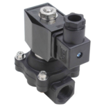 Клапан электромагнитный DN.ru VS541-NT-NC-24VAC 1 1/4" Ду32 Ру7 прямого действия двухходовой, корпус - пластик, присоединение - внутренняя резьба, уплотнение - NBR, нормально-закрытый, катушка - 24В AC купить с доставкой по РФ