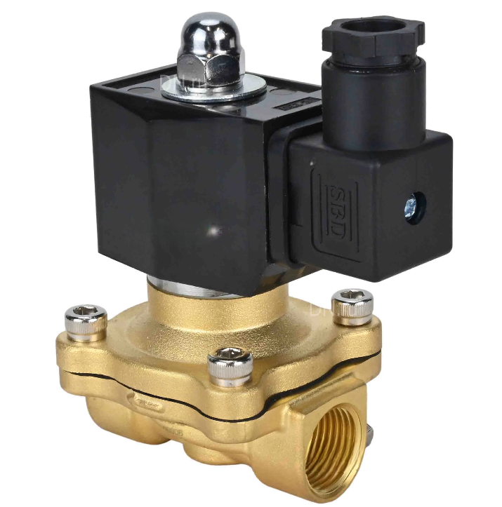 Клапан электромагнитный DN.ru VS300-VT-NO-24VAC 1 1/4" Ду32 Ру10 прямого действия двухходовой, корпус - латунь, присоединение - внутренняя резьба, уплотнение - VITON, нормально-открытый, катушка - 24В AC купить с доставкой по РФ