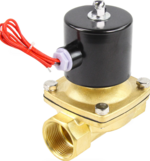 Клапан электромагнитный DN.ru VS100-VT-NC-24VAC 1 1/4" Ду32 Ру10 прямого действия двухходовой, корпус - латунь, присоединение - внутренняя резьба, уплотнение - VITON, нормально-закрытый, катушка - 24В AC купить с доставкой по РФ