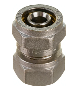 Фитинг Valtec VTM.322.N.001604 обжимной с накидной гайкой