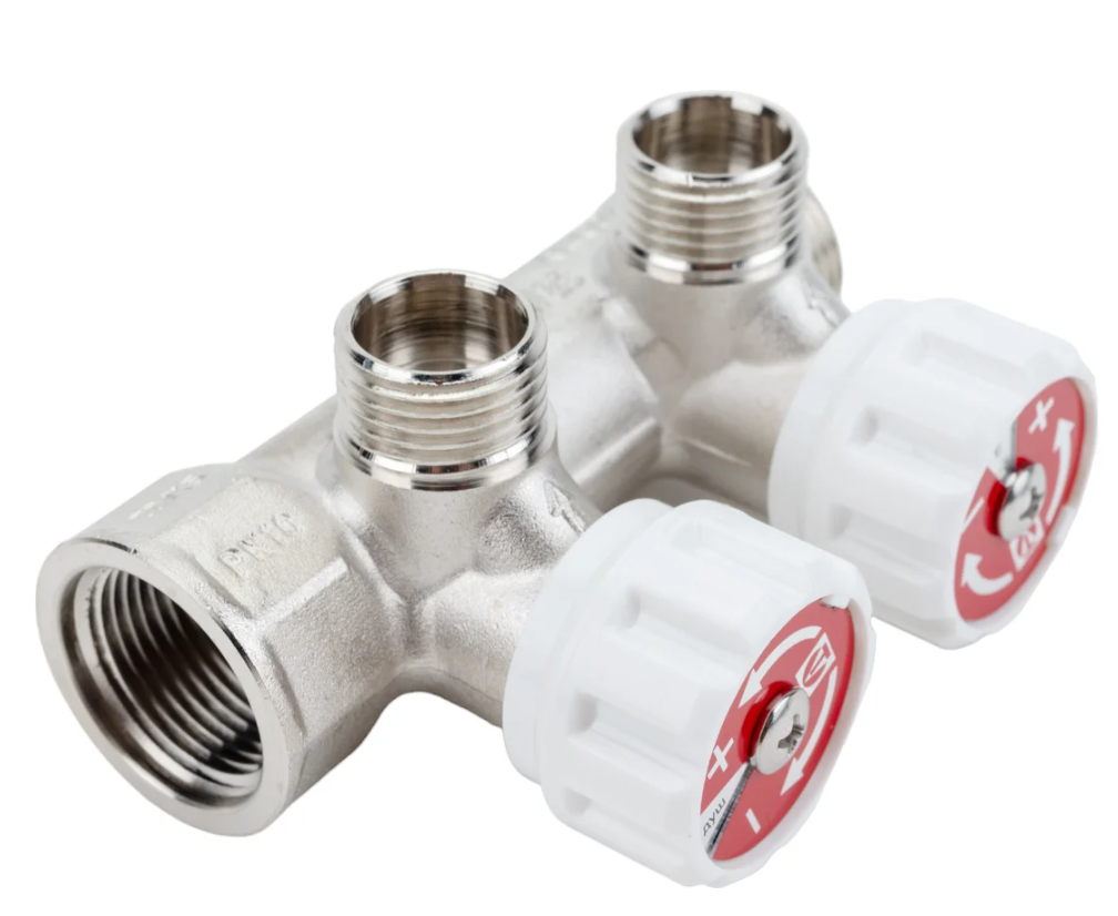 Коллектор Valtec c регулирующими вентилями VTC.570.N.0502 купить с доставкой по РФ