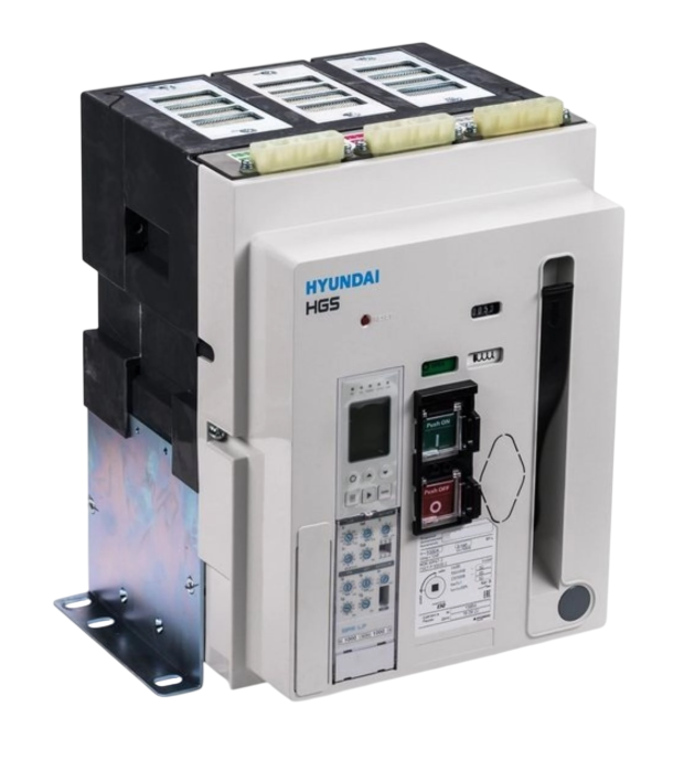 Воздушный автоматический выключатель ESQ HGS08A 3B M2C2S2 54H BA ER (с корзиной, 800А, 65kA, AC380/415В, реле GPR-LP (50гЦ), мот.прив.220В, вкл.катушкой и нез.расц-лем.220В) купить с доставкой по РФ