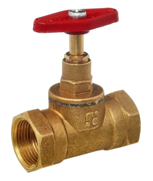 Клапан запорный латунь 15б1п Ду20 Ру25 м/м БАЗ