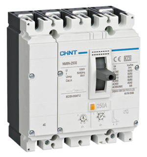 Выключатель автоматический chint 4п 80а 50ка nm8ndc-125s tm с термомаг. расцеп. (r)