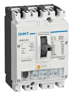Выключатель автоматический chint nm8n-250q en 3p 63а 70ка с электронным расцепителем (r)
