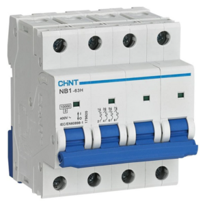 Выключатель автоматический CHINT NB1-63H 4П 63А характеристика C 10кА