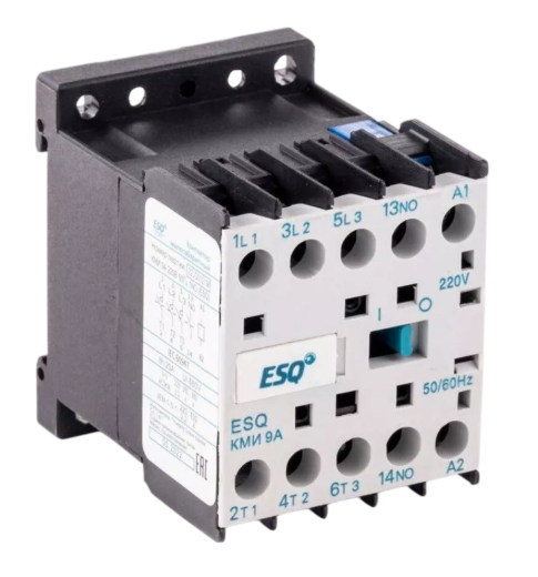 Магнитный контактор ESQ КМИ 9А 220В 50Гц 1NO купить с доставкой по РФ