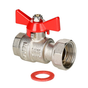 Кран шаровой Valtec с накидной гайкой VT.241.N.0405