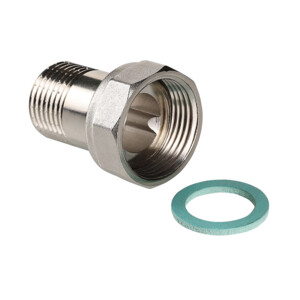 Резьбовой фитинг Valtec – полусгон с накидной гайкой и наружной резьбой VTR.613.N.0504