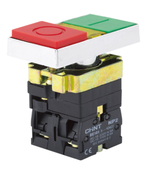 Двойная кнопка CHINT NP2-BW8465 1НО+1НЗ AC230В(LED) IP40 (R)