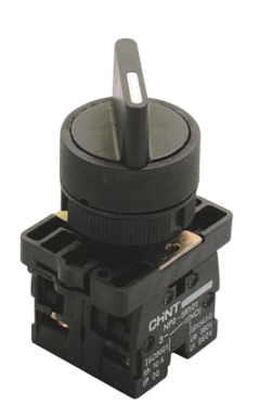 Переключатель CHINT NP2-ED25, 2 положения фиксацией, 1НО+1НЗ, IP40 (R)
