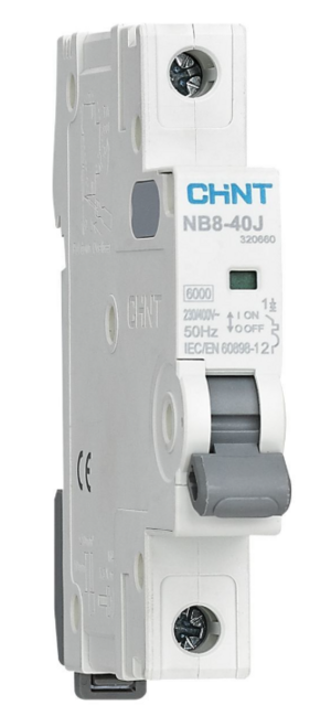 Выключатель автоматический CHINT NB8-40J 1P 40А 6кА х-ка C