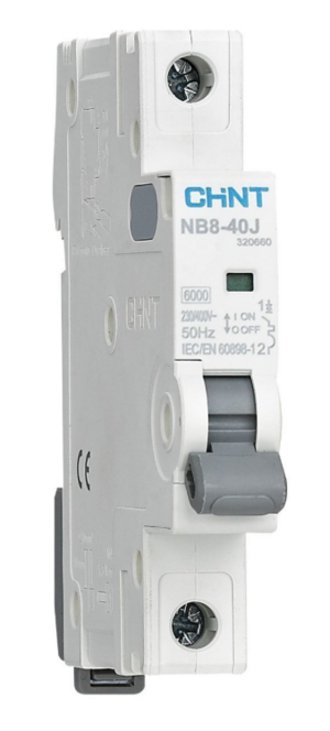 Выключатель автоматический CHINT NB8-40J 1P 25А 6кА х-ка C
