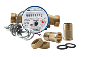 Счетчик учёта холодной воды ENBRA EV-AМi L130 D20 в, с импульсным выходом, со сгонами