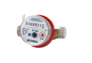 Счётчик учёта горячей воды ENBRA EV-AM1 L110 D15 B, без сгонов