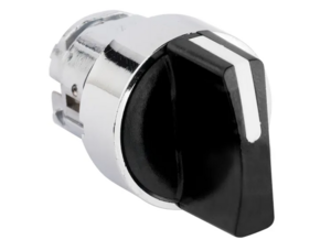 Исполнительный механизм переключателя EKF ХB4 на 3 положения возвратный без фиксации, без подсветки с короткой ручкой