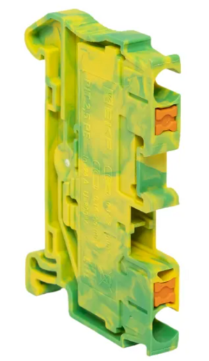 Клеммная EKF колодка пружинная 2.5 Push-in земля