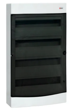 Щит EKF распределительный навесной "unix" прозр. дверь 4x18 модулей ip40