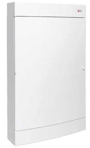 Щит EKF слаботочный навесной "Unix" белая дверь 4 габарит увеличенный IP40