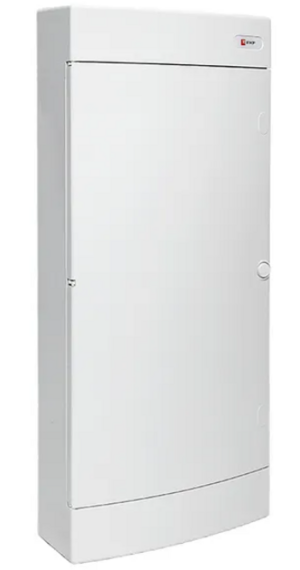 Щит EKF слаботочный навесной "Unix" белая дверь 4 габарит IP40