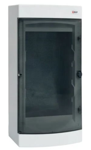 Щит EKF слаботочный навесной Unix прозрачная дверь 3 габарит IP41