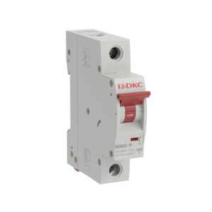 Автоматический выключатель DKC модульный YON max типа MD63S, 4,5кА, 1 полюса, хар-ка D, 16А.