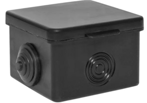 Коробка распределительная EKF Коробка распаячная КМР-030-036, 4 мембранных ввода (65х65х50) чёрная