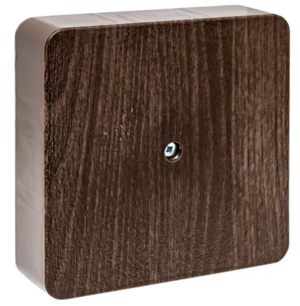 Коробка разветвительная EKF PROxima КМР-030-032кг (100х100х25) с клеммником тёмное дерево