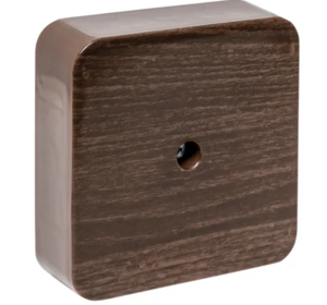 Коробка разветвительная EKF PROximaKMP-030-030 (75х75х26) тёмное дерево