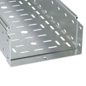 Лоток перфорированный DKC 300х80 L 3000 толщ. 1,5 мм, горячеоцинкованный