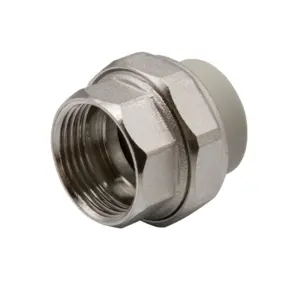 Муфта комбинированная разъёмная вн 25х1'' EVER® plast серый