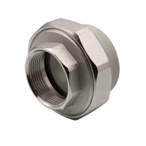 Муфта комбинированная разъёмная вн 50х1 1/2'' EVER® plast серый